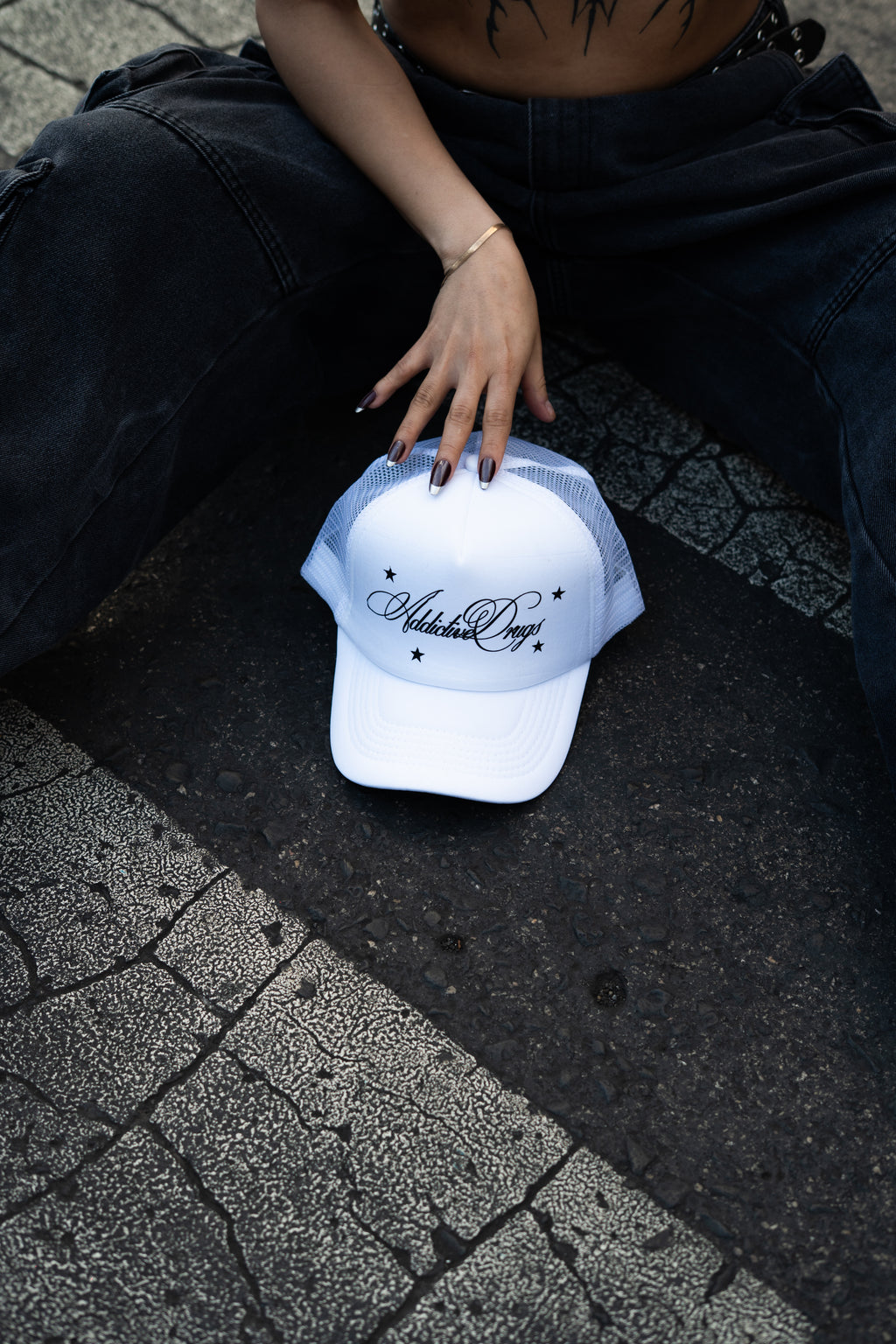 Gorra AdiDru blanca kandi