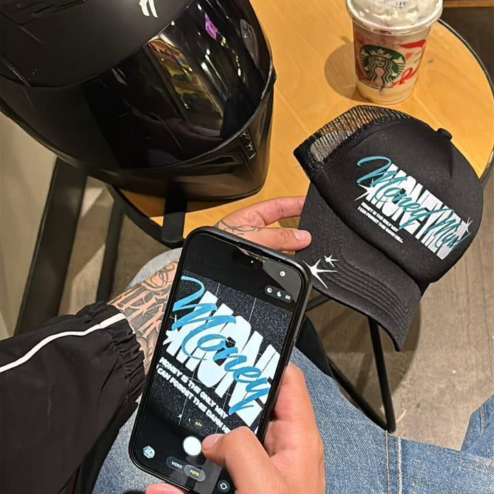 Gorra Negra Money Mind