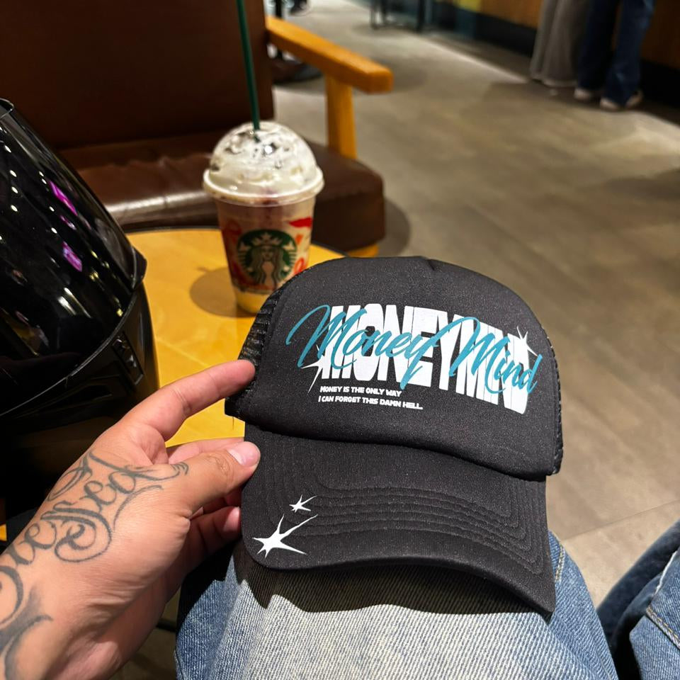 Gorra Negra Money Mind