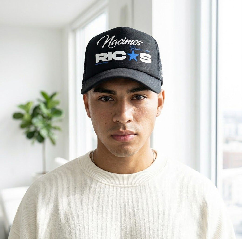 Gorra Trucker Y2k Kandi Nacimos Para Ser Ricos Unitalla