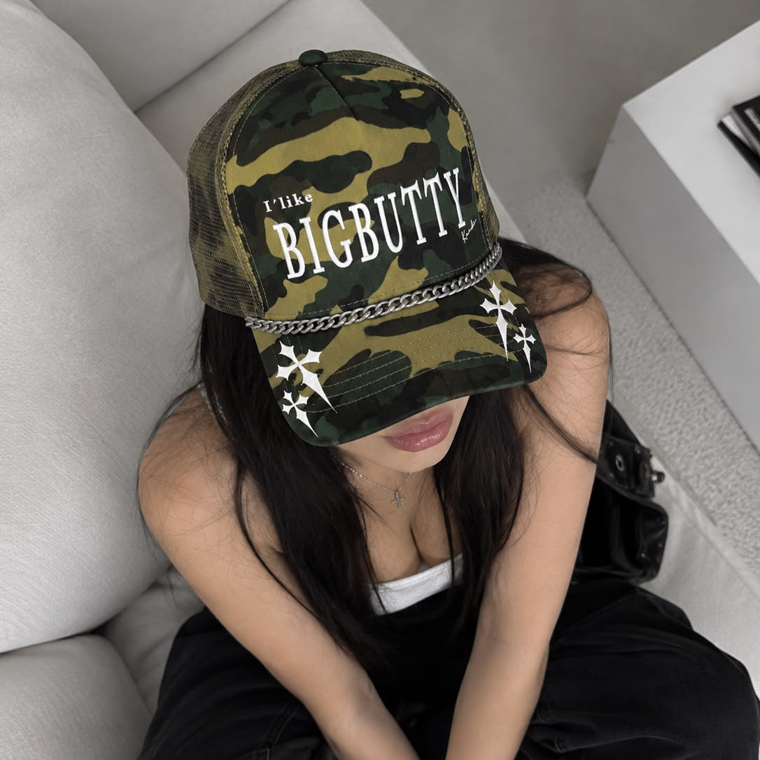 Gorra Bigbutty camuflaje kandi con Cadena