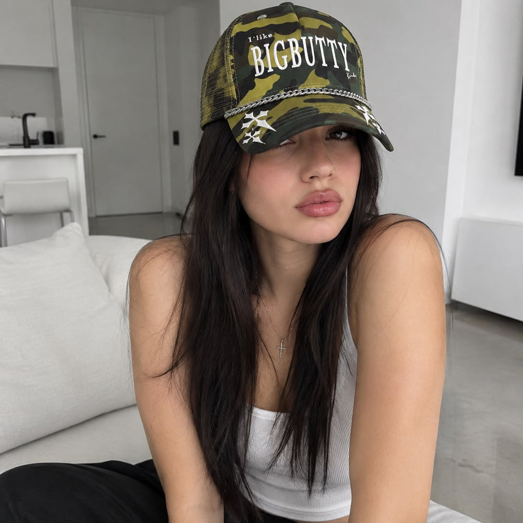 Gorra Bigbutty camuflaje kandi con Cadena