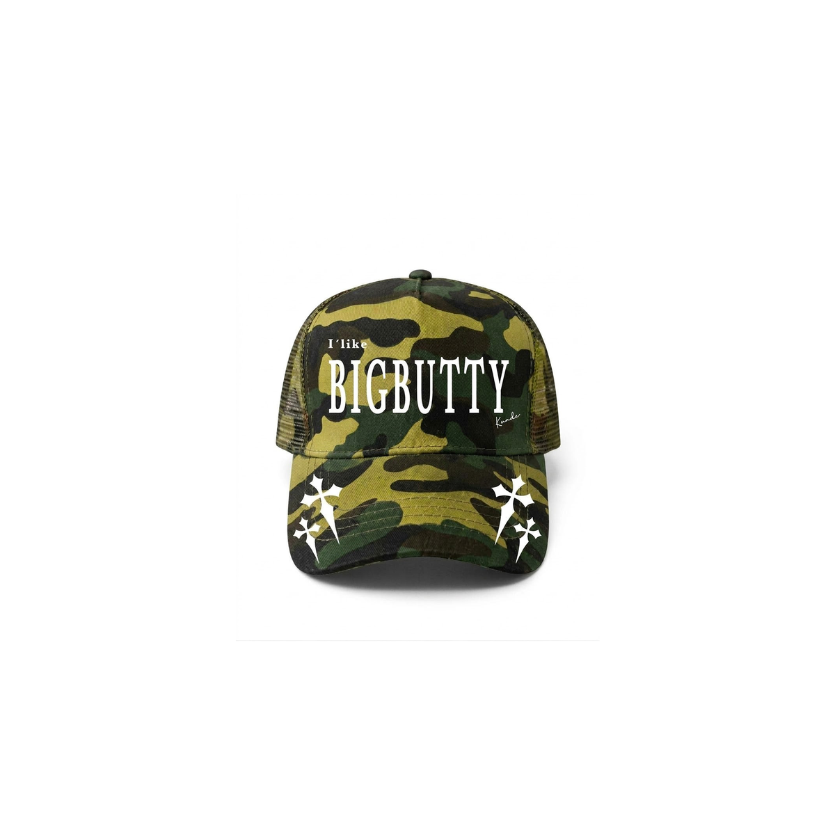 Gorra Bigbutty camuflaje kandi con Cadena