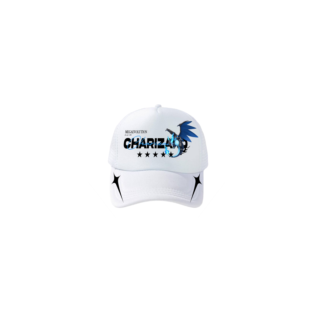 Gorra Megacharizard blanca kandi