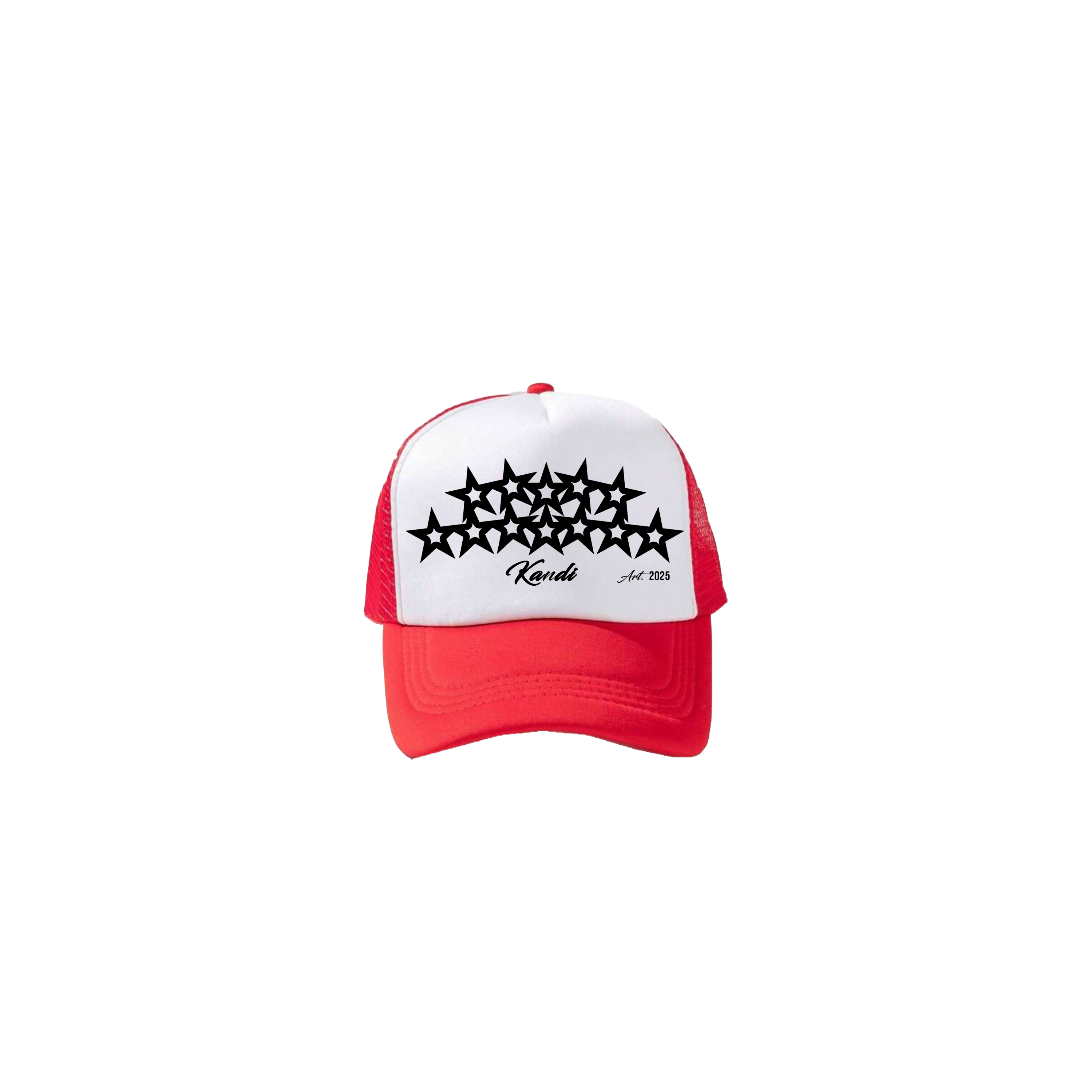 Gorra estrellas roja kandi