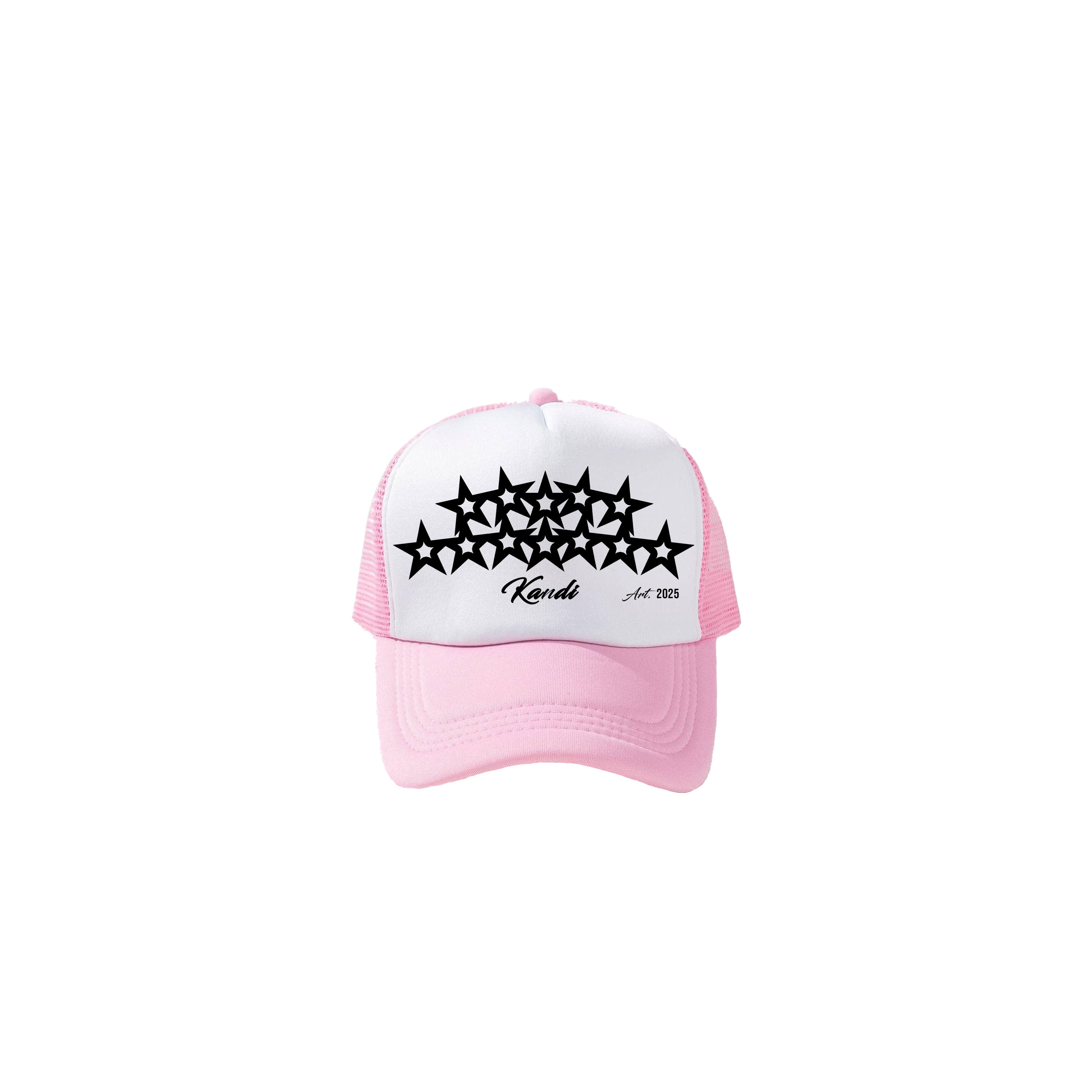 Gorra estrellas rosa kandi