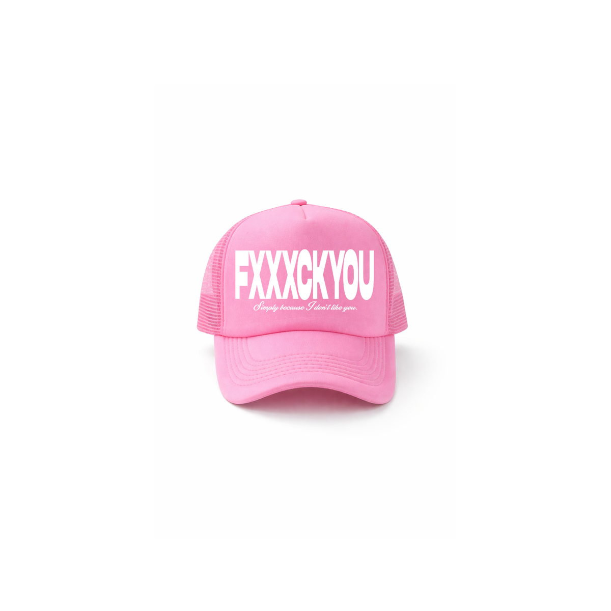 Gorra fxxxck rosa y negro kandi
