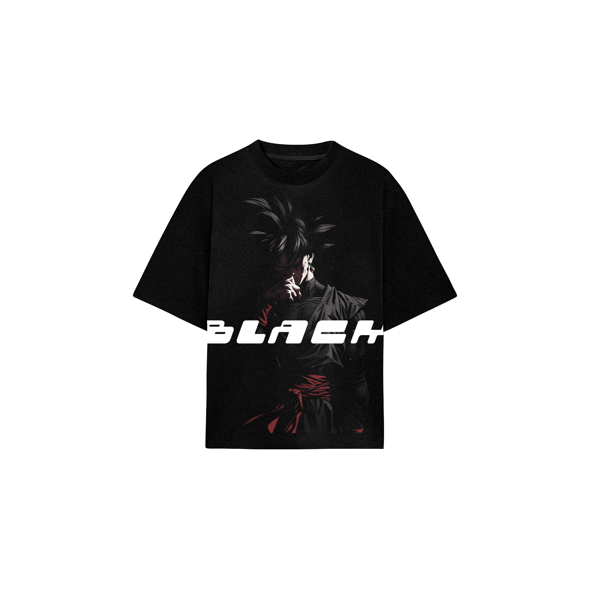 Playera Blackgoku oversize kandi