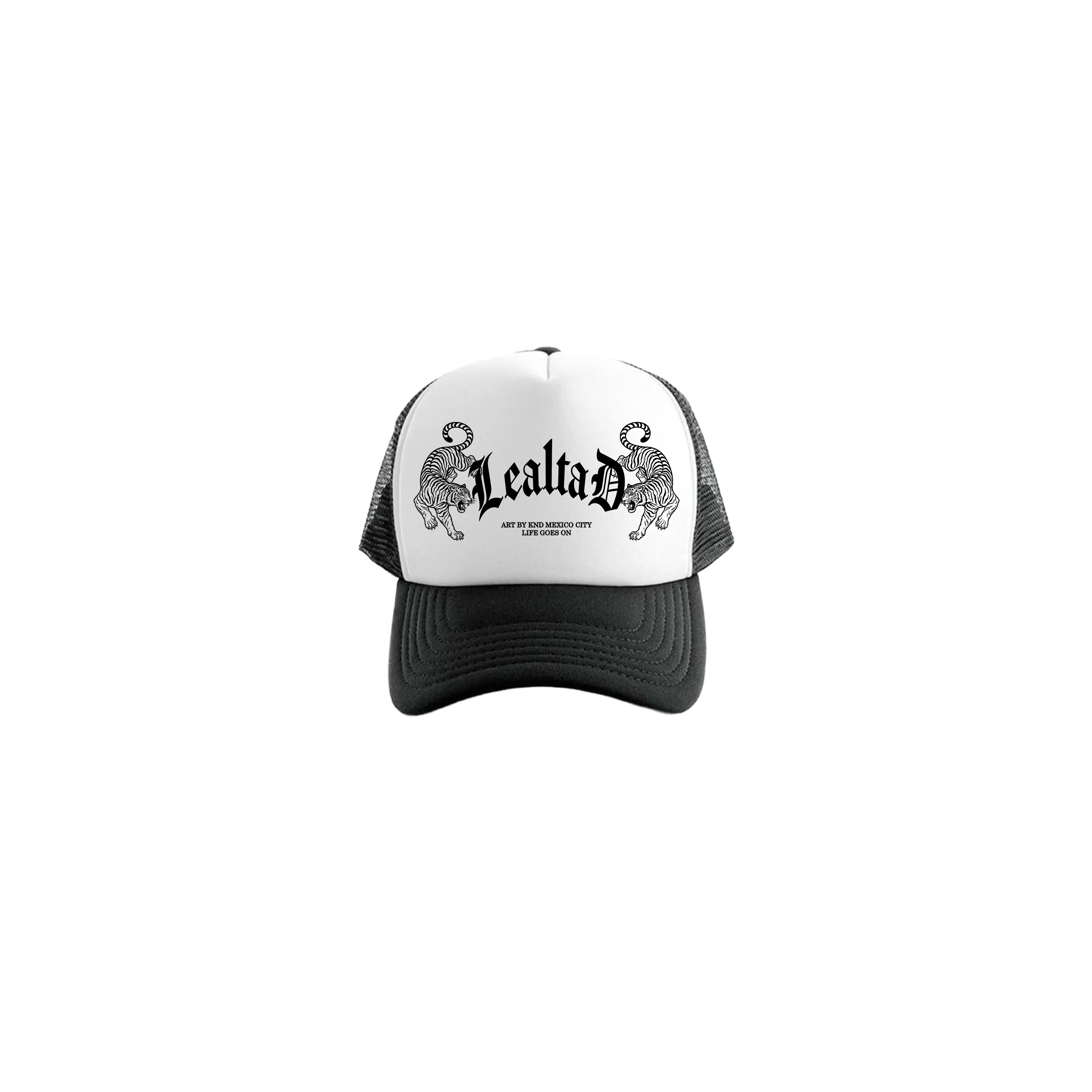 Gorra Lealtad Negro con blanco kandi