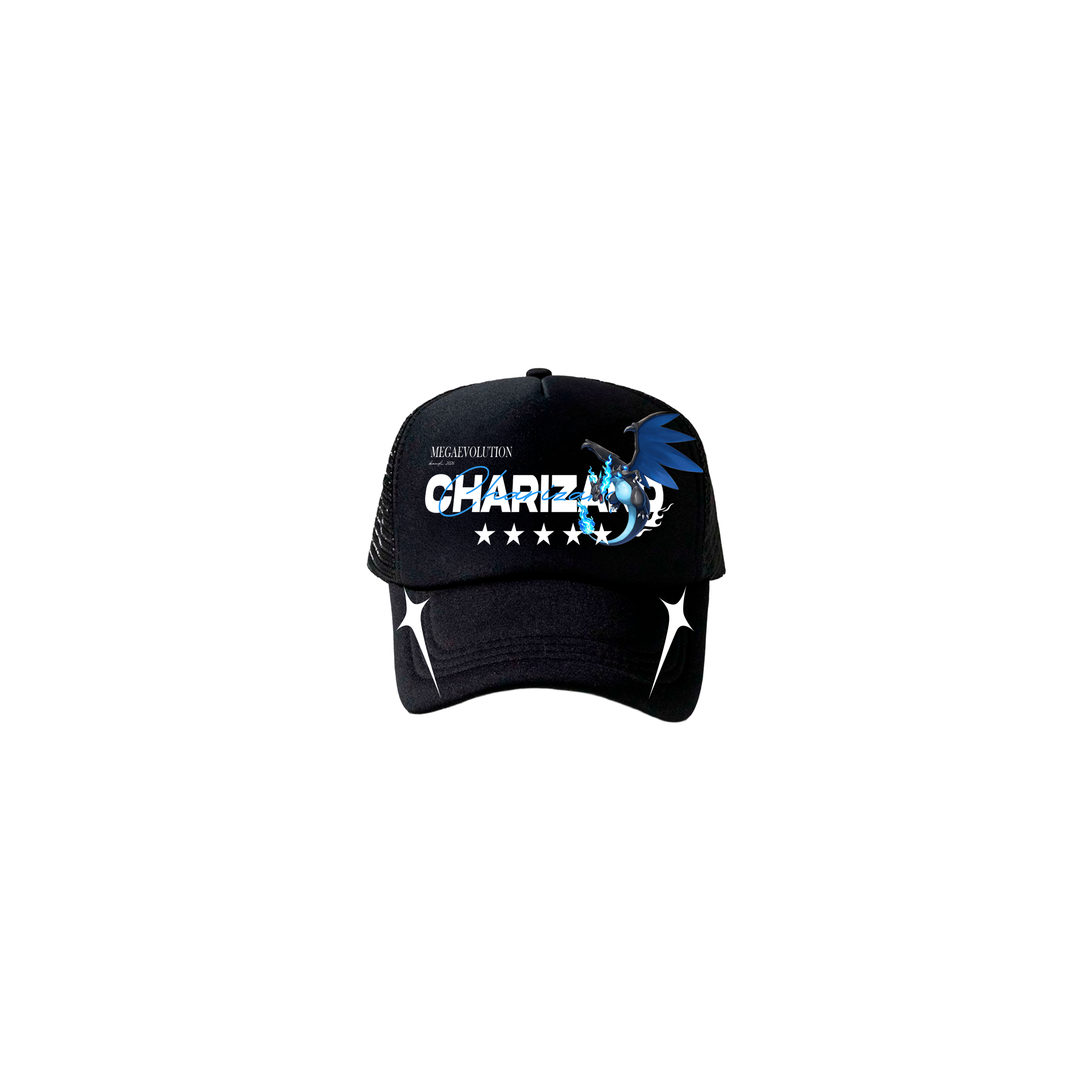 Gorra megacharizard negra kandi