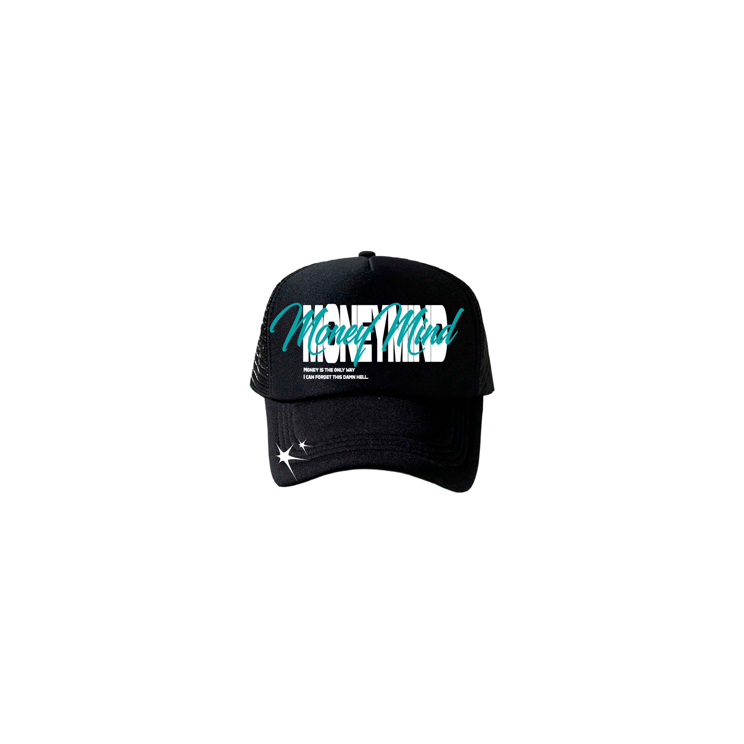 Gorra Negra Money Mind